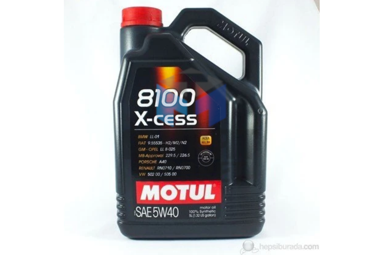 MOTUL 8100 XCESS 5W40 4LT ÜSTÜN PERFORMANSLI MOTOR YAĞI