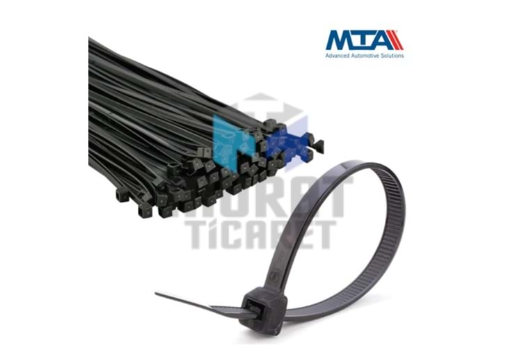 MTA 4621500 KABLO BAĞI 290×4,8 MM SİYAH (100 LÜ PAKET)