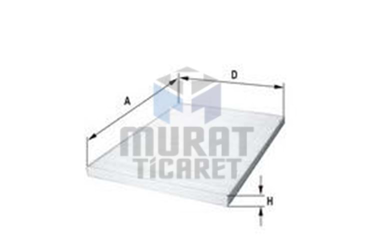 SARDES SC654 POLEN FİLTRESİ HONDA CIVIC 2007-2011 CRV 2007-2011 ACCORD 2003-2008