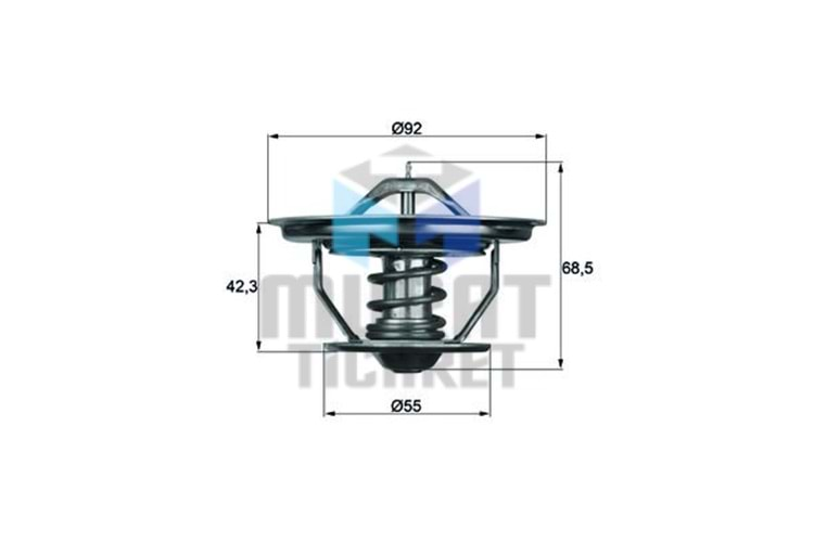 BEHR TX 3571 TERMOSTAT (71) SCANİA 4,3,2