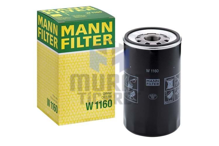 MANN FILTER W1160 YAĞ FİLTRESİ 230 270 MAN
