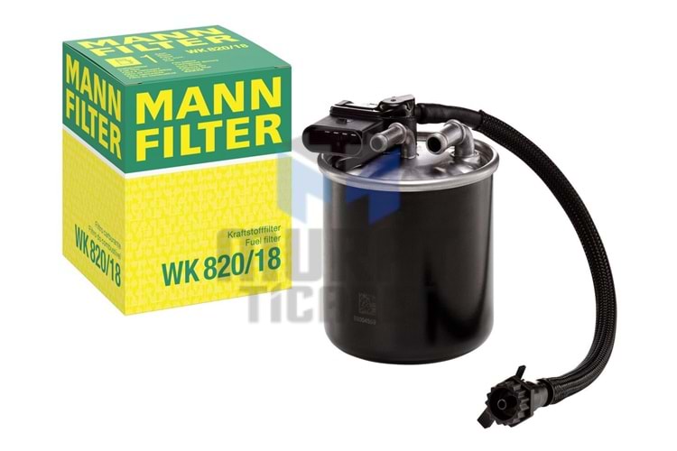 MANN FILTER WK820/18 YAKIT FİLTRESİ X204 09>15 W204 08>14 S204 08>14 W212 09>15 C207 10>16 W166 11>15 VITO W639 10> W447 14> W639 10> SPRINTER 09>