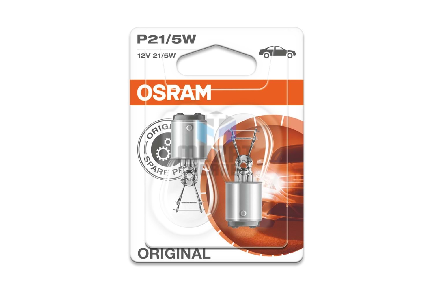 OSRAM 7506B02, SİNYAL AMPULÜ P21W-12 Volt 21 Watt